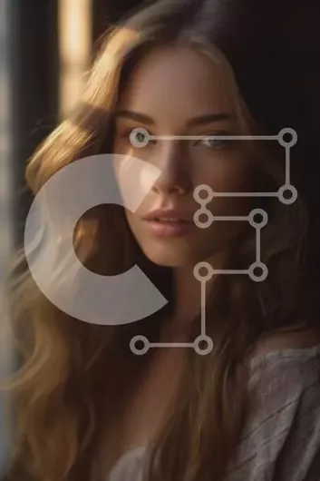 Intra Συλλεκτικό Ξύλινο Παζλ Plywood  4mm - Πανέμορφη γυναίκα που απολαμβάνει το ηλιοβασίλεμα από το παράθυρο Σε Ξύλινο Κουτί - Διαστάσεις Puzzle: 10x10 cm – 25 κομμάτια