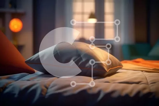 Intra Συλλεκτικό Ξύλινο Παζλ Plywood  4mm - Cozy Night in the City - Υπνοδωμάτιο με θέα στην Πόλη Σε Ξύλινο Κουτί - Διαστάσεις Puzzle: 10x10 cm – 25 κομμάτια