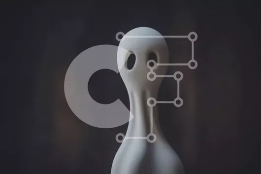 Intra Συλλεκτικό Ξύλινο Παζλ Plywood  4mm - Μυστηριώδες λευκό ειδώλιο Σε Ξύλινο Κουτί - Διαστάσεις Puzzle: 10x10 cm – 25 κομμάτια