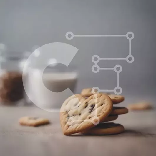 Intra Συλλεκτικό Ξύλινο Παζλ Plywood  4mm - Στοίβα από μπισκότα με ένα ποτήρι γάλα και φρούτα Σε Ξύλινο Κουτί - Διαστάσεις: 10x10 cm – 25 κομμάτια