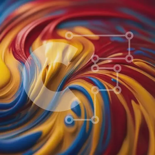 Intra Συλλεκτικό Ξύλινο Παζλ Plywood  4mm - Ζωντανή κινηματογράφηση σε πρώτο πλάνο του στροβιλιζόμενου υγρού σε κίνηση Σε Ξύλινο Κουτί - Διαστάσεις Puzzle: 10x10 cm – 25 κομμάτια