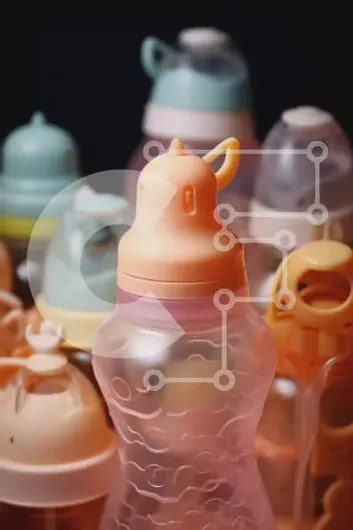 Intra Συλλεκτικό Ξύλινο Παζλ Plywood  4mm - Συλλογή πολύχρωμων μπιμπερό Σε Ξύλινο Κουτί - Διαστάσεις: 10x10 cm – 25 κομμάτια