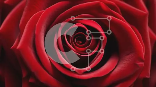 Intra Συλλεκτικό Ξύλινο Παζλ Plywood  4mm - Όμορφο κόκκινο τριαντάφυλλο κινηματογράφηση σε πρώτο πλάνο Σε Ξύλινο Κουτί - Διαστάσεις: 10x10 cm – 25 κομμάτια