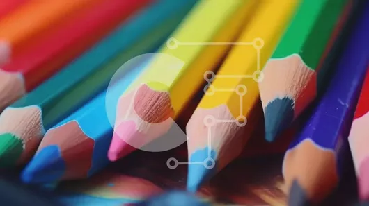 Intra Συλλεκτικό Ξύλινο Παζλ Plywood  4mm - Πολύχρωμα μολύβια για καλλιτεχνικές δημιουργίες Σε Ξύλινο Κουτί - Διαστάσεις: 10x10 cm – 25 κομμάτια