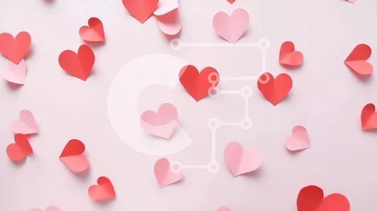 Intra Συλλεκτικό Ξύλινο Παζλ Plywood  4mm - Καρδιές για την ημέρα του Αγίου Βαλεντίνου σε άσπρο φόντο Σε Ξύλινο Κουτί - Διαστάσεις Puzzle: 10x10 cm – 25 κομμάτια