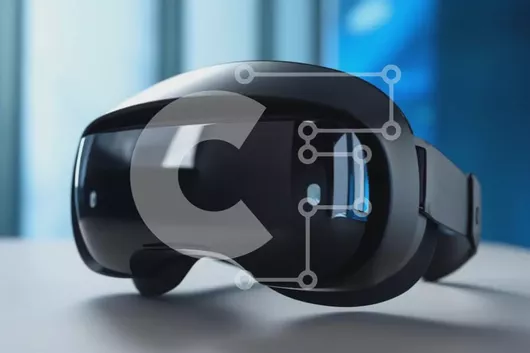 Intra Συλλεκτικό Ξύλινο Παζλ Plywood  4mm - Μοντέρνα ακουστικά εικονικής πραγματικότητας Σε Ξύλινο Κουτί - Διαστάσεις Puzzle: 10x10 cm – 25 κομμάτια