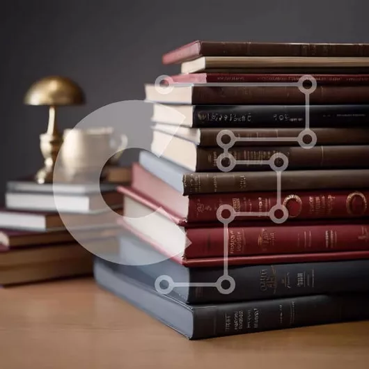 Intra Συλλεκτικό Ξύλινο Παζλ Plywood  4mm - Στοίβα από βιβλία με χρυσό φωτιστικό Σε Ξύλινο Κουτί - Διαστάσεις Puzzle: 10x10 cm – 25 κομμάτια