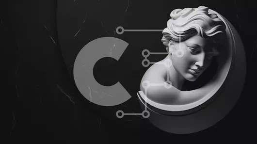 Intra Συλλεκτικό Ξύλινο Παζλ Plywood  4mm - Λευκό γλυπτό της αρχαίας ελληνικής θεάς σε μαύρο φόντο Σε Ξύλινο Κουτί - Διαστάσεις Puzzle: 10x10 cm – 25 κομμάτια