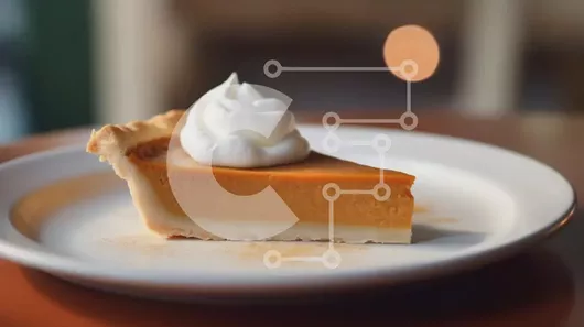 Intra Συλλεκτικό Ξύλινο Παζλ Plywood  4mm - Φέτα κολοκυθόπιτα με σαντιγί Σε Ξύλινο Κουτί - Διαστάσεις: 10x10 cm – 25 κομμάτια