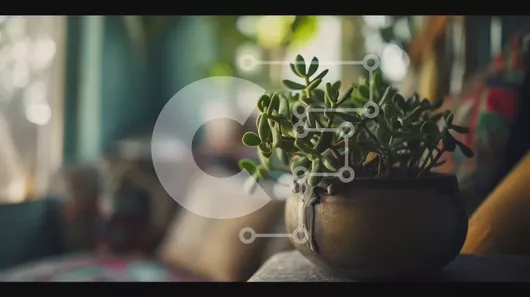 Intra Συλλεκτικό Ξύλινο Παζλ Plywood  4mm - Φυτό εσωτερικού χώρου ως διακόσμηση σπιτιού Σε Ξύλινο Κουτί - Διαστάσεις Puzzle: 10x10 cm – 25 κομμάτια