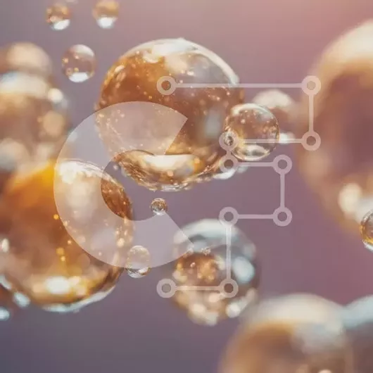 Intra Συλλεκτικό Ξύλινο Παζλ Plywood  4mm - Ομάδα χρυσών φυσαλίδων που επιπλέουν στον αέρα Σε Ξύλινο Κουτί - Διαστάσεις Puzzle: 10x10 cm – 25 κομμάτια