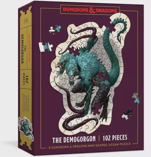 Dungeons & Dragons Mini Shaped Jigsaw Puzzle: The Demogorgon Edition