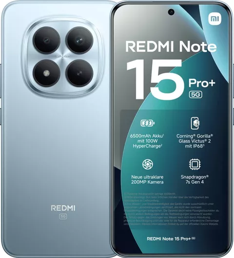 Xiaomi Redmi Note 15 Pro+ 5G NFC 8GB 256GB Glacier Blue