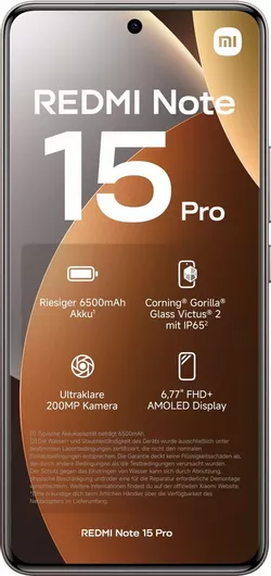 Xiaomi Redmi Note 15 Pro 4G 8GB 256GB Titanium