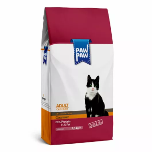 Pawpaw Adult Gourmet Ξηρά Τροφή για Ενήλικες Γάτες με Αρνί 1.5kg