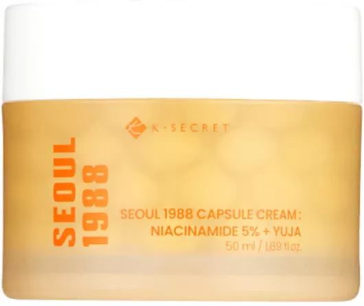 K-Secret Seoul 1988 Capsule Κρέμα Προσώπου για Ενυδάτωση, Αντιγήρανση & Λάμψη με Niacinamide 5% + Yuja 50ml