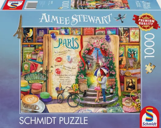 Schmidt Spiele Puzzle 2D Memories of Paris 1000 Κομμάτια για 12+ Ετών