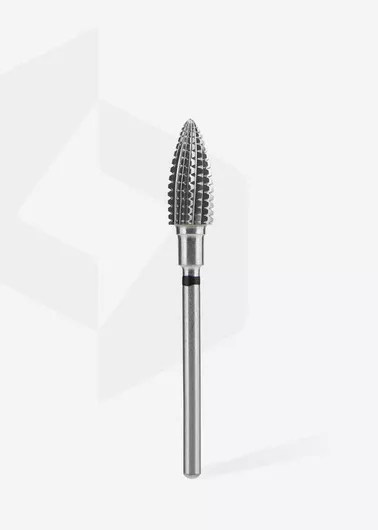 Staleks Pro Carbide Nail Drill Bit " Pine Cone" Black Ø 6mm 14mm