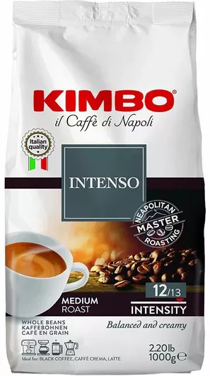 Kimbo Καφές Espresso Arabica Intenso σε Κόκκους 1kg