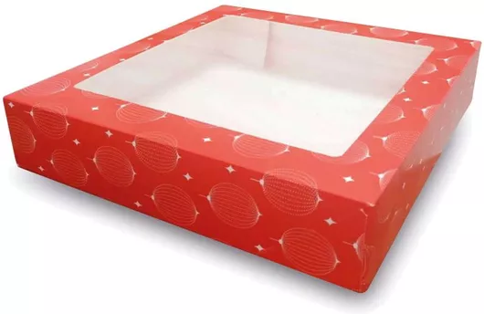 RoisBros Σετ 25 Χάρτινα Κουτιά Ζαχαροπλαστείου 32x32x8cm