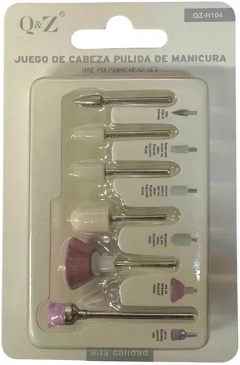 Σετ Φρέζα Τροχού Νυχιών με Σχήμα Βαρελάκι