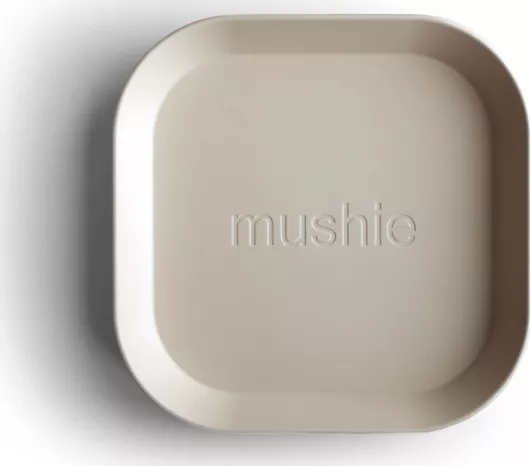 Mushie  Πιάτο Φαγητού Ivory 2τμχ