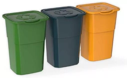 Toomax Πλαστικός Κάδος Ανακύκλωσης 50lt Πράσινος