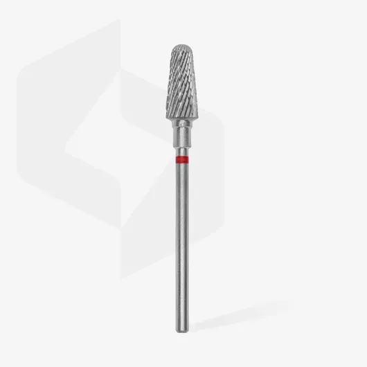 Staleks Φρέζα Καρβιδίου Τροχού Νυχιών με Σχήμα Κώνου Κόκκινο