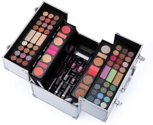 Miss Young Βαλιτσάκι Αισθητικής Ασημί