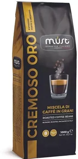Must Cremoso Oro Καφές Espresso σε Κόκκους 1kg
