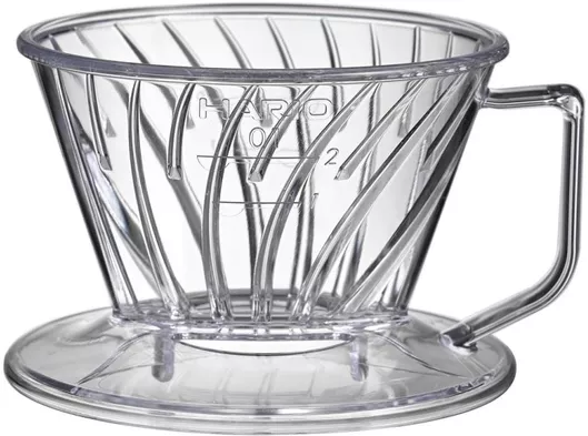 Hario Pegasus Coffee Dripper No1 Coffee Dripper Ζεστής Εκχύλισης Πλαστικό Διαφανές