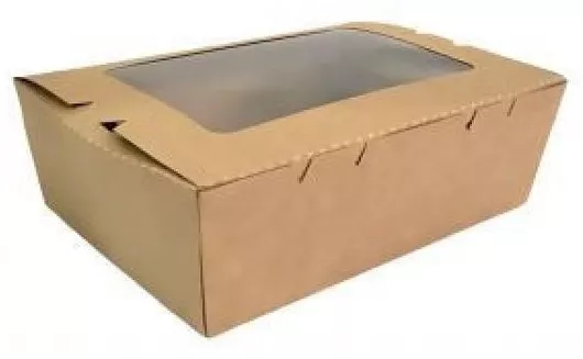 Σετ 35 Χάρτινα Κουτιά Τροφίμων Kraft 16x12x5cm