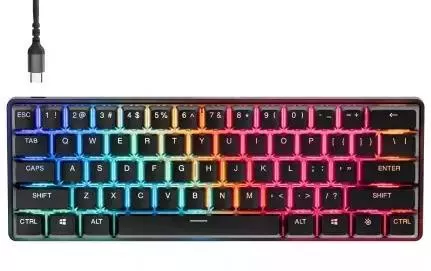 SteelSeries Apex Pro Mini Gen 3 Gaming Μηχανικό Πληκτρολόγιο 60% με SteelSeries OmniPoint διακόπτες & RGB φωτισμό Αγγλικό US