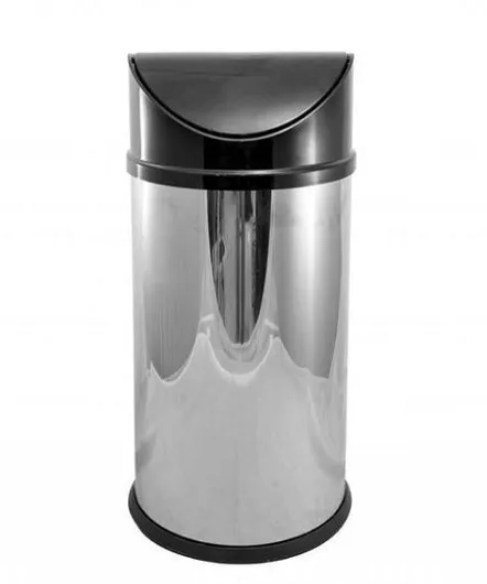 Διανομική Μεταλλικός Κάδος Απορριμμάτων Inox