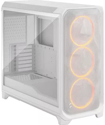 Fractal Design Meshify 3 XL RGB Clear Tint Gaming Midi Tower Κουτί Υπολογιστή με Πλαϊνό Παράθυρο Λευκό