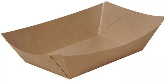 Kraft Σετ 100 Χάρτινα Μπωλ Πίτσας Kraft 12x6x4.5cm