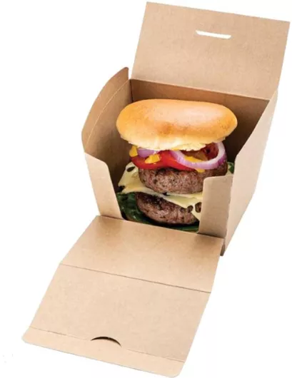 Σετ 70 Κουτιά Burger Kraft 11.5x11x10cm Ψηλο