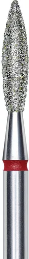 Staleks FA10R023/10 Διαμαντόφρεζα Τροχού Νυχιών με Κεφαλή Μπίλιας Κόκκινο