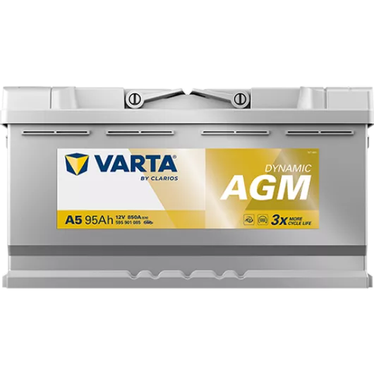 Varta A5 Μπαταρία 12V 95Ah 850Α (ΕΝ) DYNAMIC AGM