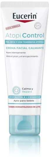 Eucerin AtopiControl Κρέμα Προσώπου για Ενυδάτωση & Ερυθρότητα 50ml