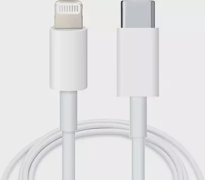 Καλώδιο USB-C σε Lightning 1m Λευκό