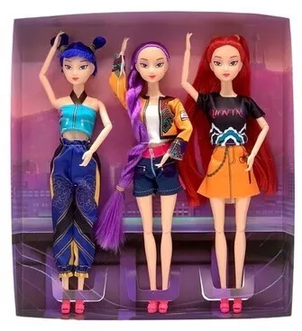 Κούκλα K-Pop Demon Hunters Rumi, Mira & Zoey 30cm 3τμχ για 3+ Ετών