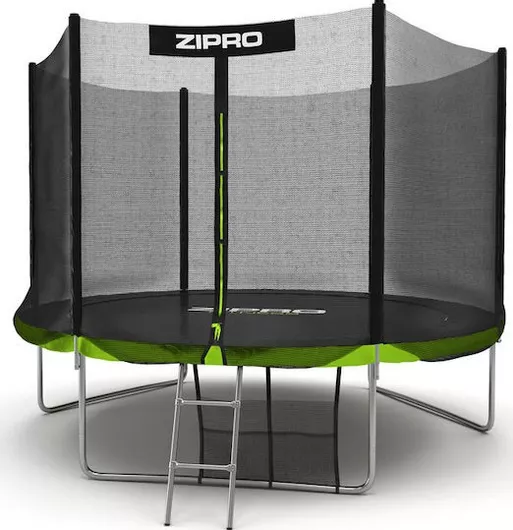 Zipro Jump Pro Τραμπολίνο Εξωτερικού Χώρου Διαμέτρου 312cm με Προστατευτικό Δίχτυ