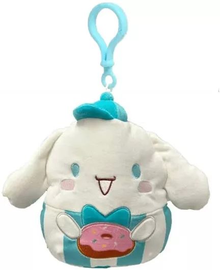 Jazwares Squishmallows Food Truck Treats Λούτρινο Μπρελόκ Cinnamoroll 9 Εκ