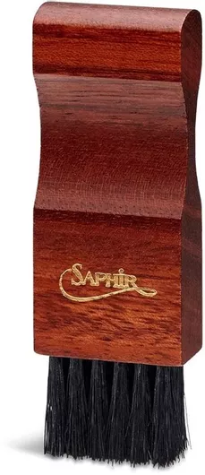 Saphir Médaille D' Spreading Brush Σετ Περιποίησης Εφαρμογής Κρεμών Παστών Γυαλίσματος Δέρματος Σκούρο Απόχρωση Black 01