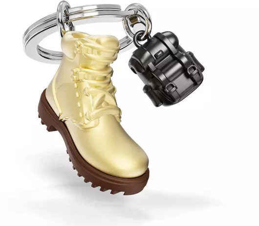 Metalmorphose Keychain Mtm368-01 Hiking Boots Key Ring