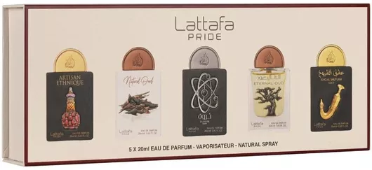 Lattafa Pride Ανδρικό Σετ Αρωμάτων με Eau de Parfum 5τμχ