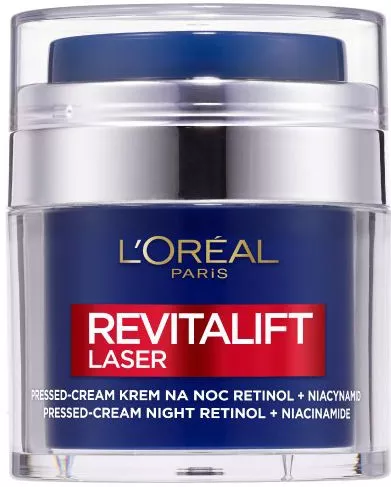 L'Oreal Paris Revitalift Laser Ενυδατική & Αντιγηραντική Κρέμα Προσώπου Νυκτός με Ρετινόλη & Νιασιναμίδη 50ml