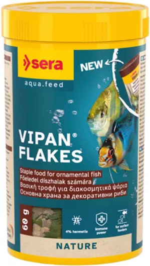Sera Vipan Τροφή Τροπικά Ψάρια Νιφάδες 69gr