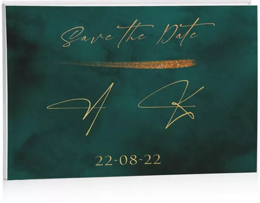 Βιβλίο Ευχών Γάμου Emerald 27 X 21 Εκ D15010 Bal-d15010-emerald